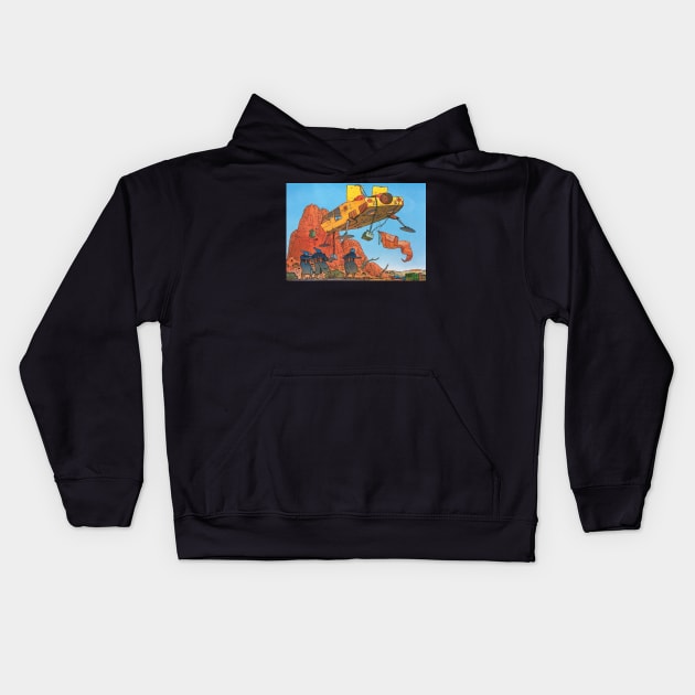 Voyage d’Hermès - Moebius - Jean Giraud Kids Hoodie by QualityArtFirst